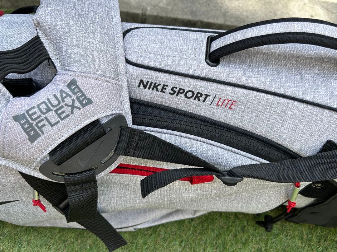 NIKE　Nike Sport Lite キャディバッグ グレー/レッド