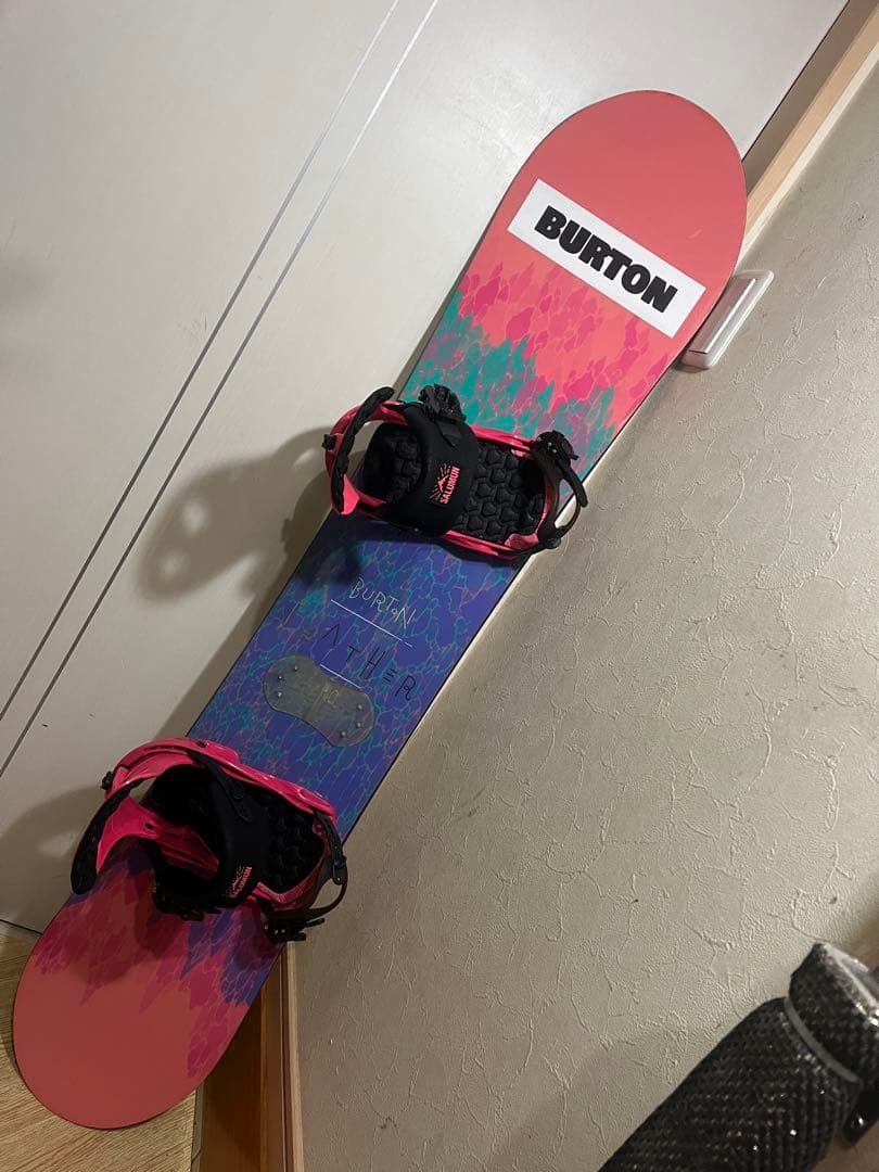 初中級者専用設計！BURTON feather 140 サロモンバインセット