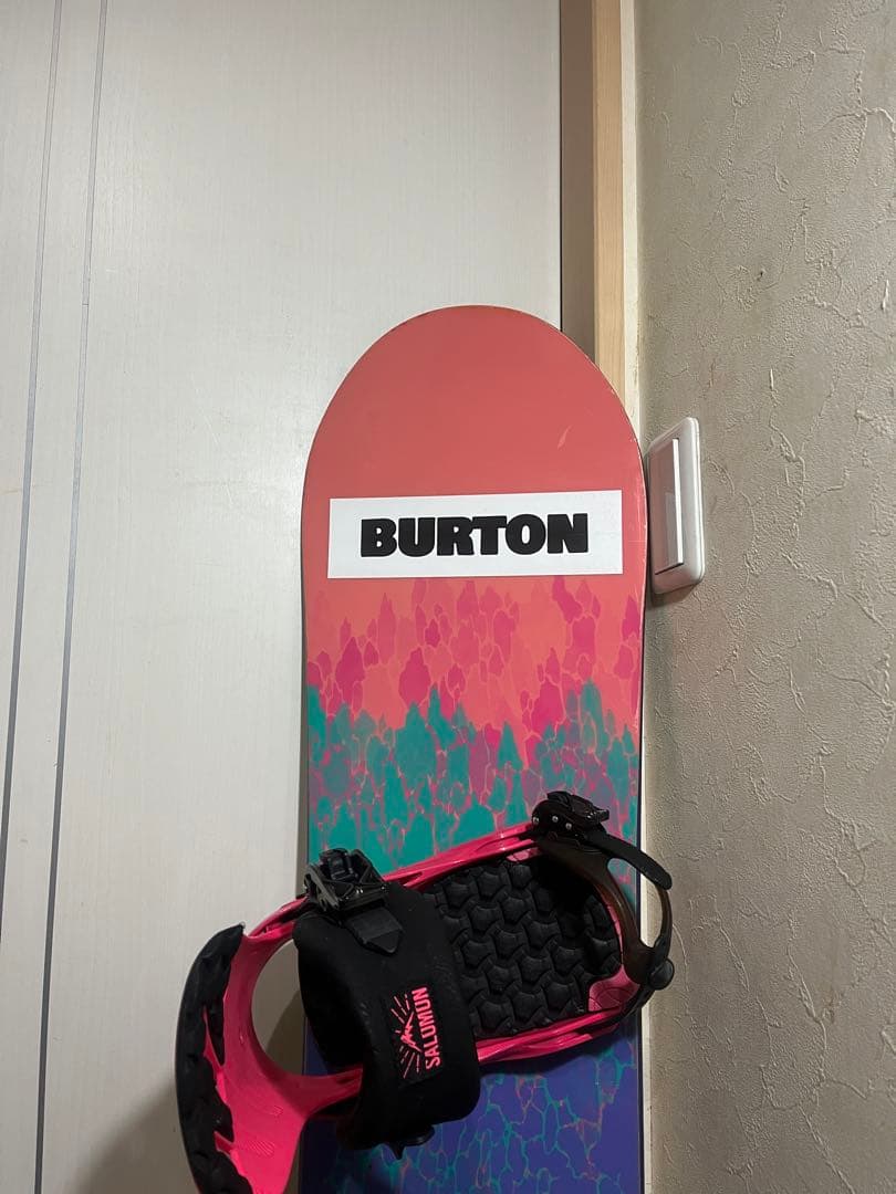 初中級者専用設計！BURTON feather 140 サロモンバインセット