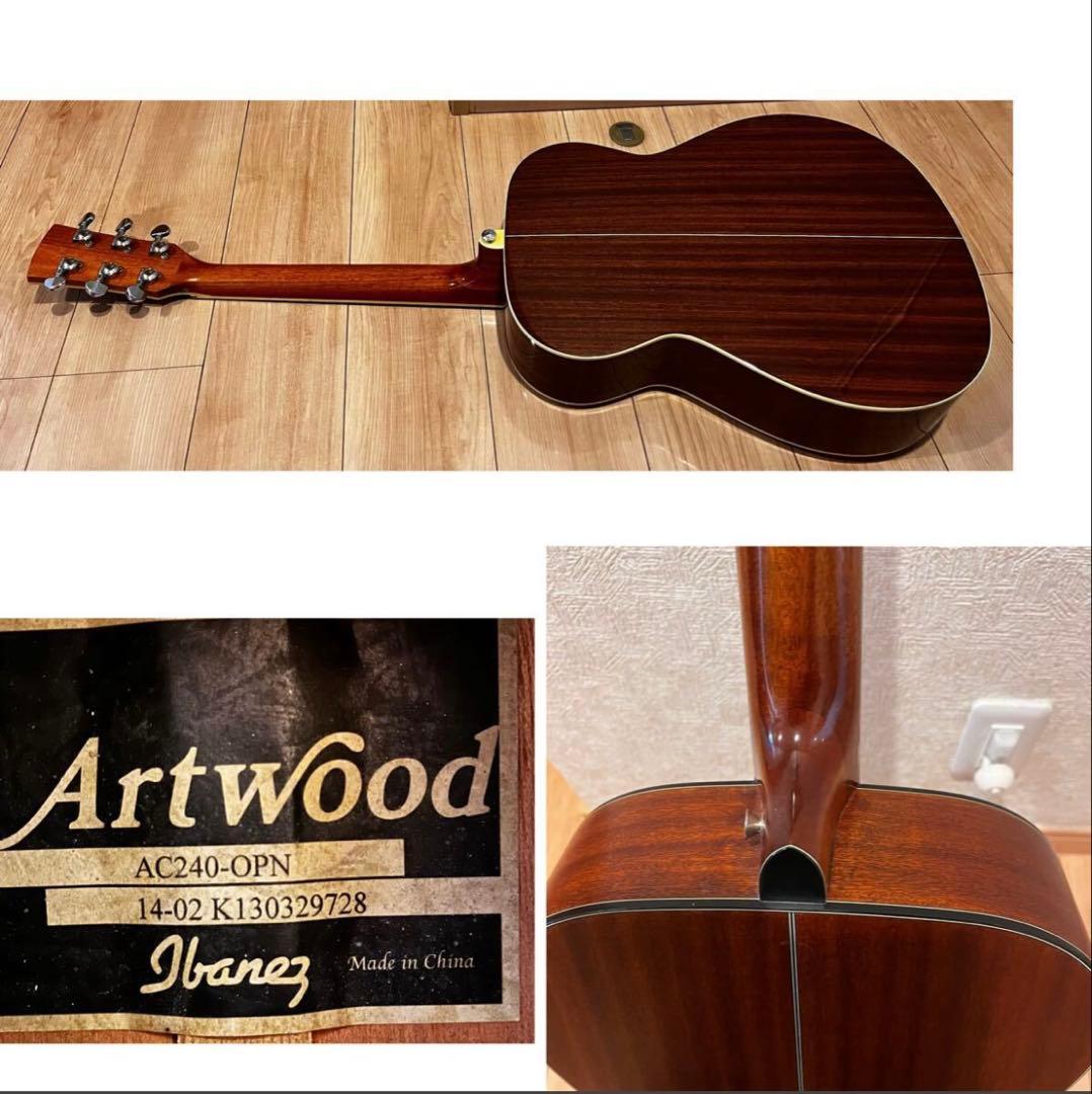 希少品*美品*IbanezアイバニーズアコースティックギターAC240-OPN
