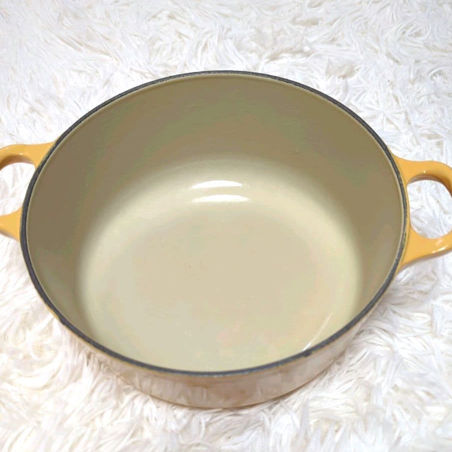 ゆ*ん様 LE CREUSET　ル・クルーゼ　ココット ロンド イエロー　20c