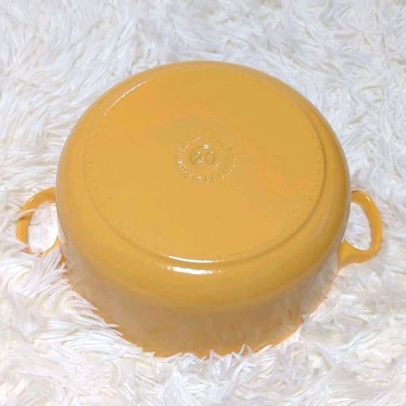ゆ*ん様 LE CREUSET　ル・クルーゼ　ココット ロンド イエロー　20c