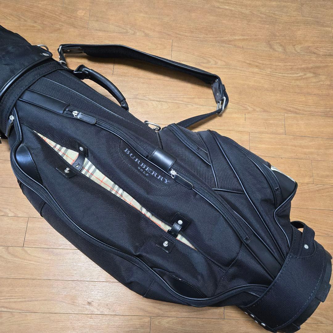 BURBERRY キャディ ゴルフバッグ 2way ハンド ショルダーストラップ