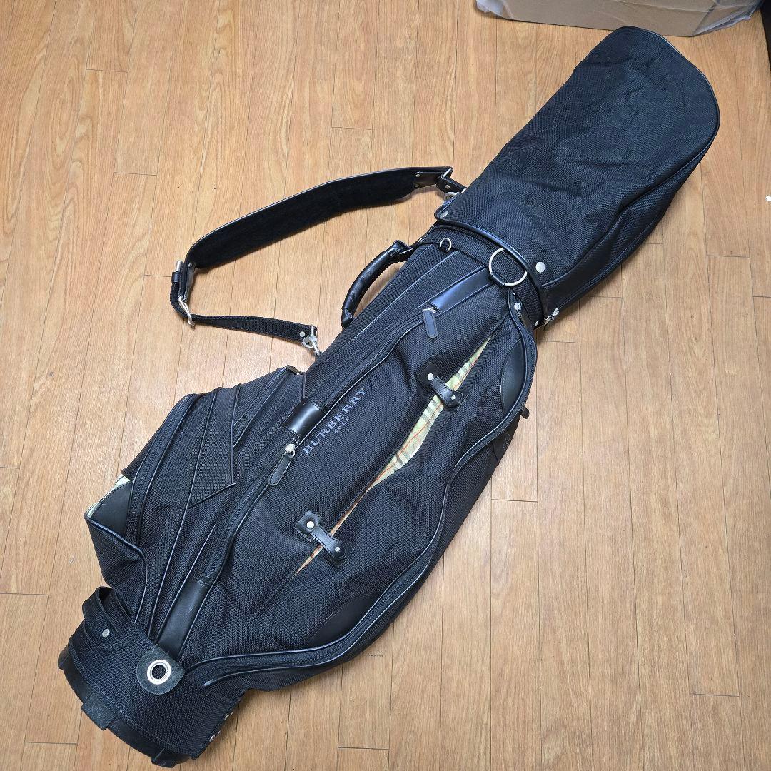 BURBERRY キャディ ゴルフバッグ 2way ハンド ショルダーストラップ
