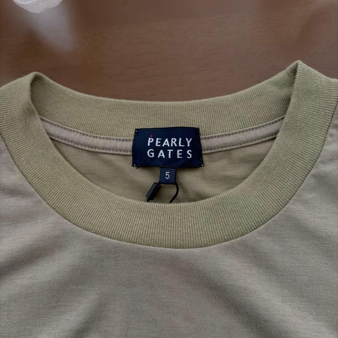 PEARLY GATES ベージュ Tシャツ サイズ5