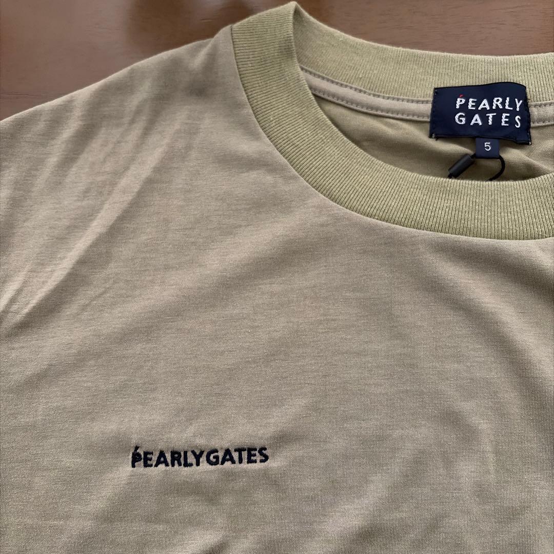 PEARLY GATES ベージュ Tシャツ サイズ5