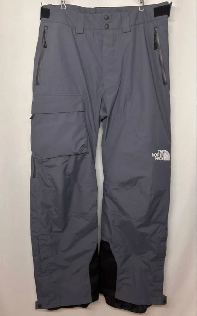 【美品】色グレー　ノースフェイス シュカブラパンツ L NS62312 スノボ