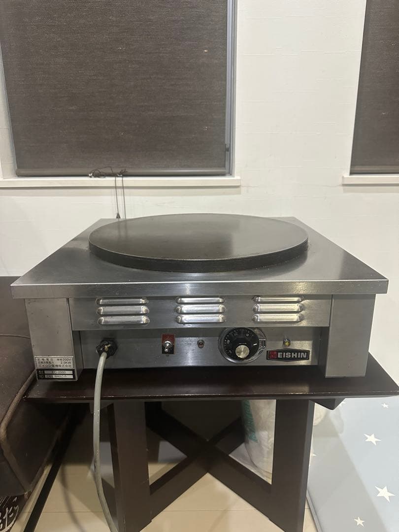 エイシン　電気クレープ焼器　ＥＣ－２０００　【２００Ｖ仕様】　クレープ　ガレット
