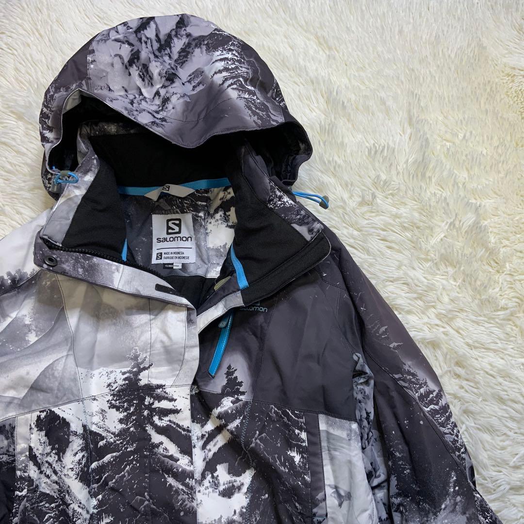 SALOMON ZERO JACKET W S 352627 ブラック/ホワイト