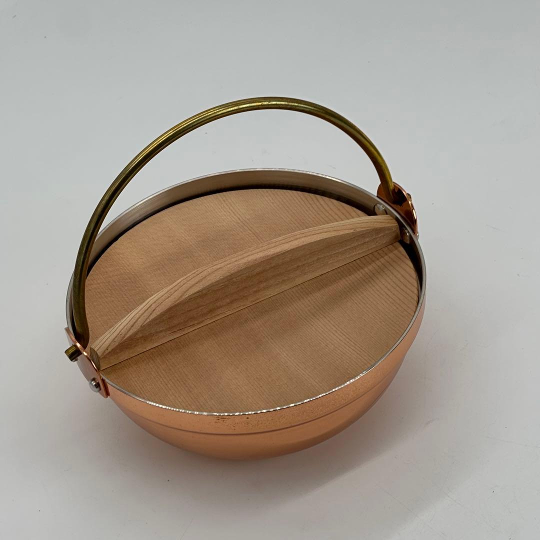 新光堂 新品 残り1点 銅製 一人用 段付 鍋14cm S-5003 燕三条製