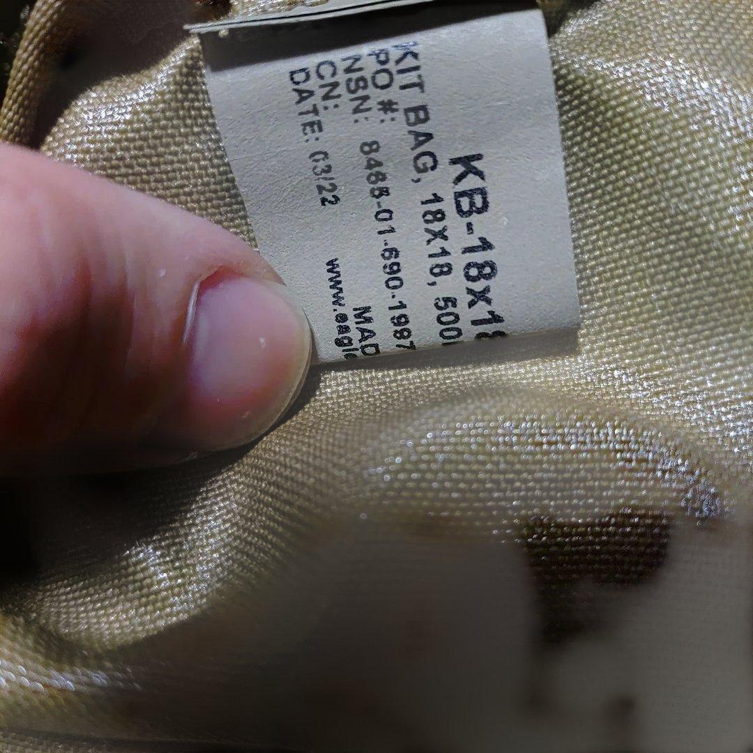 eagle indusries Kit Bag 18x18 米軍実物　未使用品