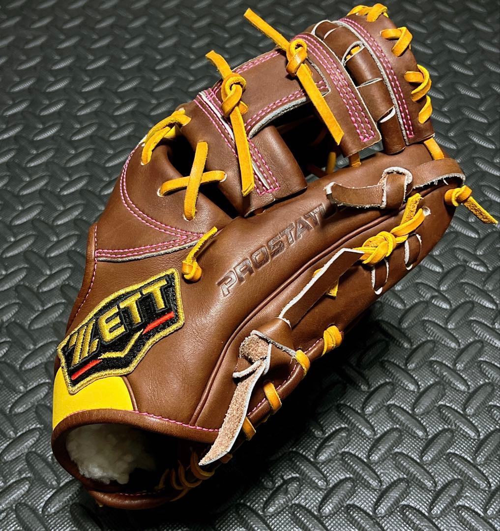 ZETT オーダー プロステイタス 軟式 内野手用 グローブ 今宮健太