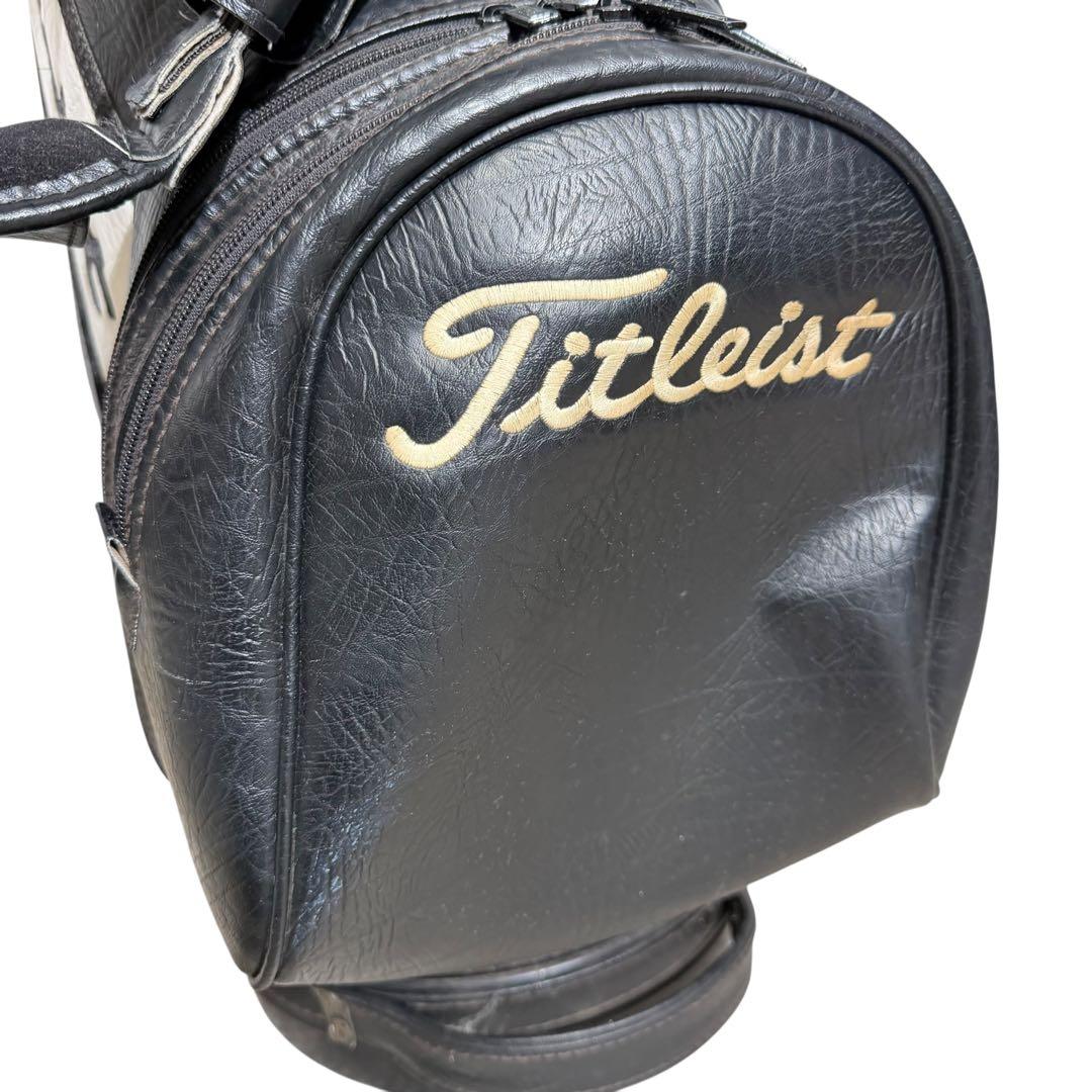 【超希少】Titleist 本革 キャディバッグ 6分割 廃盤 高級モデル