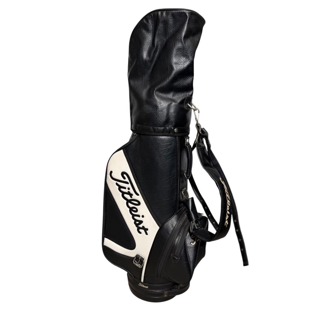 【超希少】Titleist 本革 キャディバッグ 6分割 廃盤 高級モデル