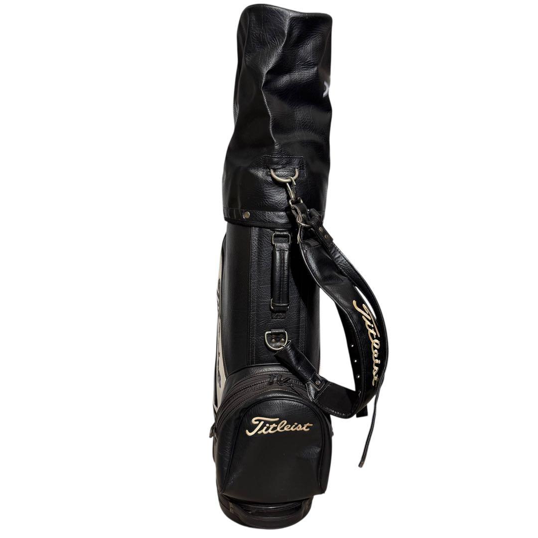 【超希少】Titleist 本革 キャディバッグ 6分割 廃盤 高級モデル