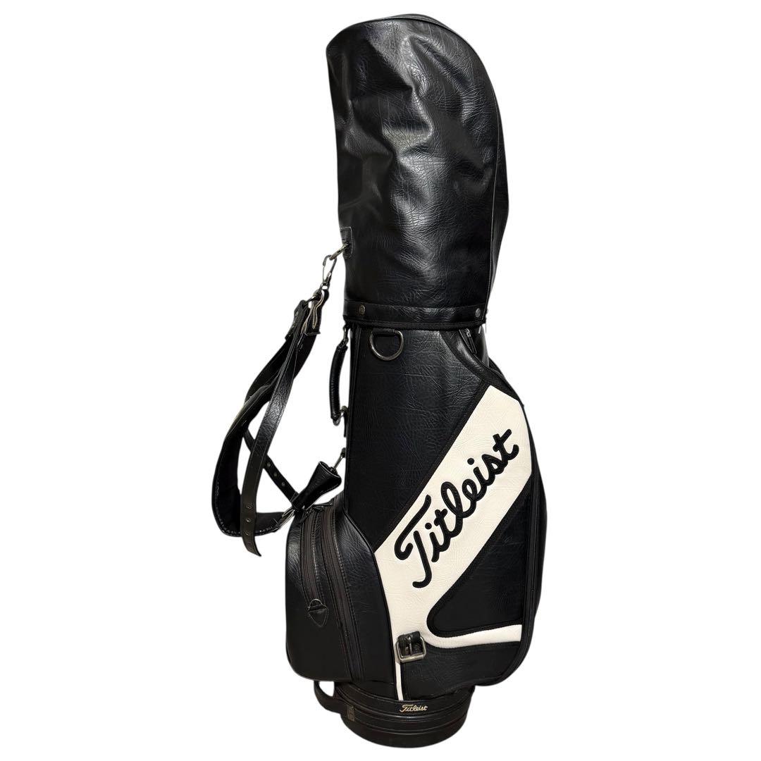 【超希少】Titleist 本革 キャディバッグ 6分割 廃盤 高級モデル