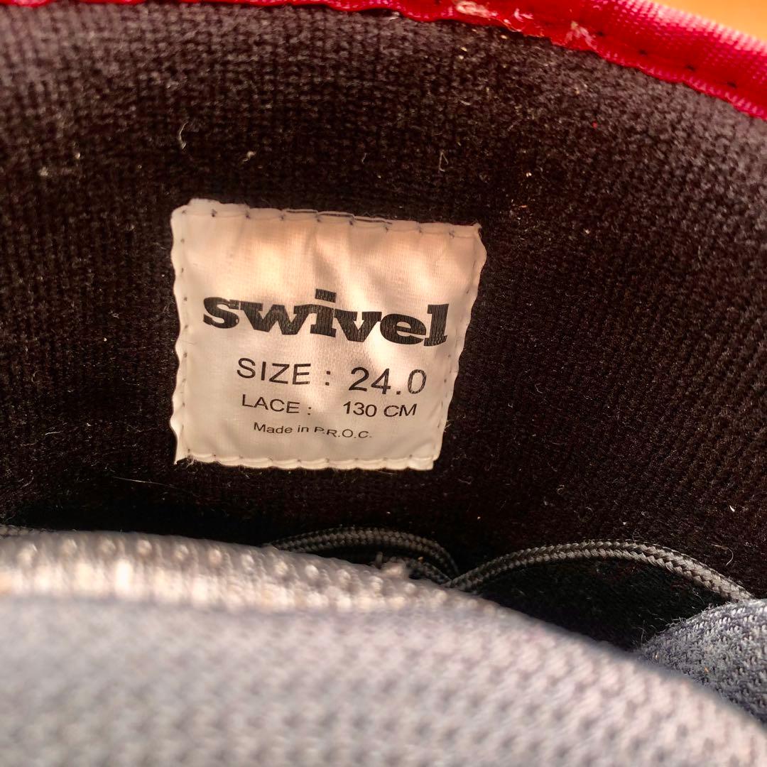 【美品】swivel スノーボードブーツ　24センチ