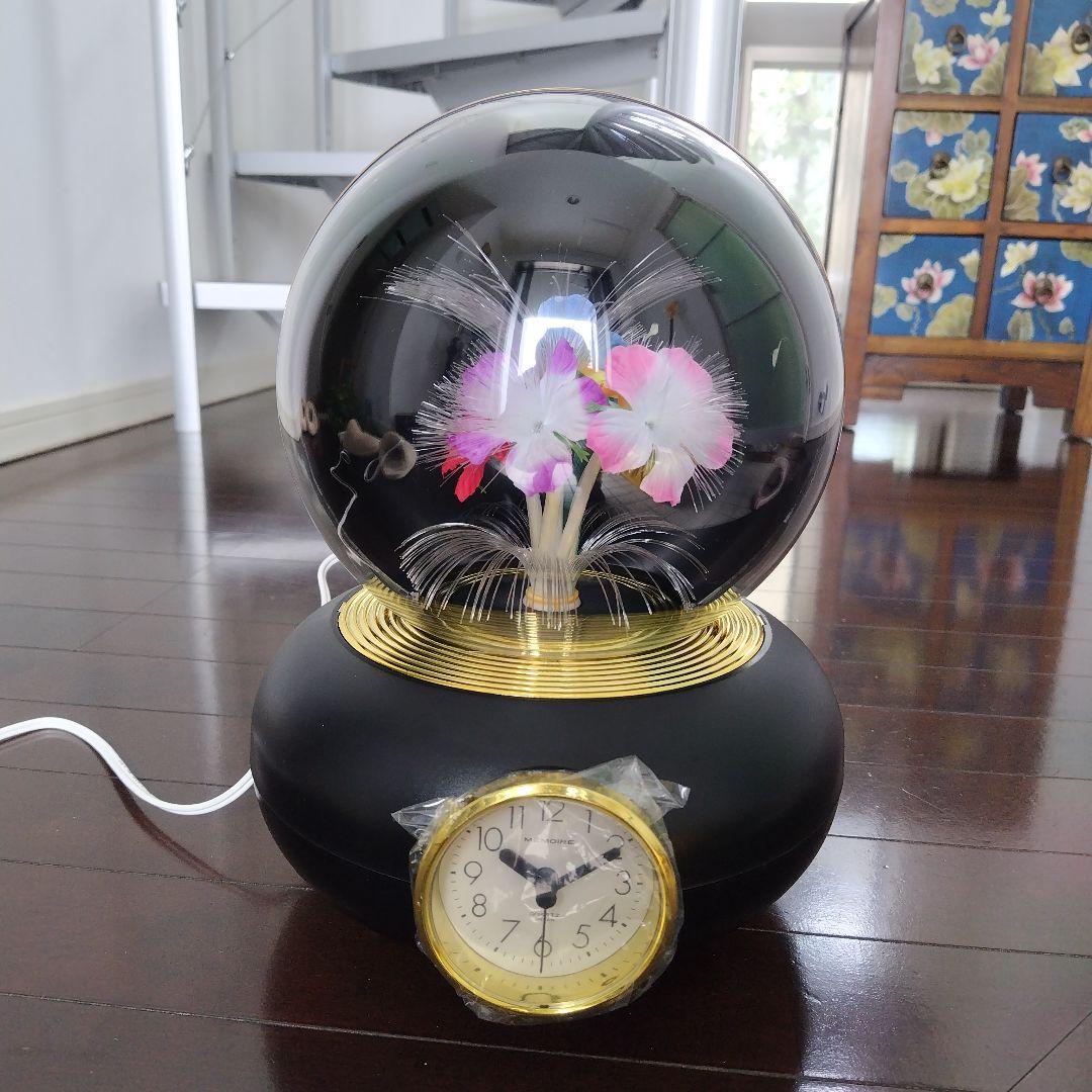 未使用極美品！昭和レトロ当時物 前田漆器店 ファイバー ドーム型置き時計