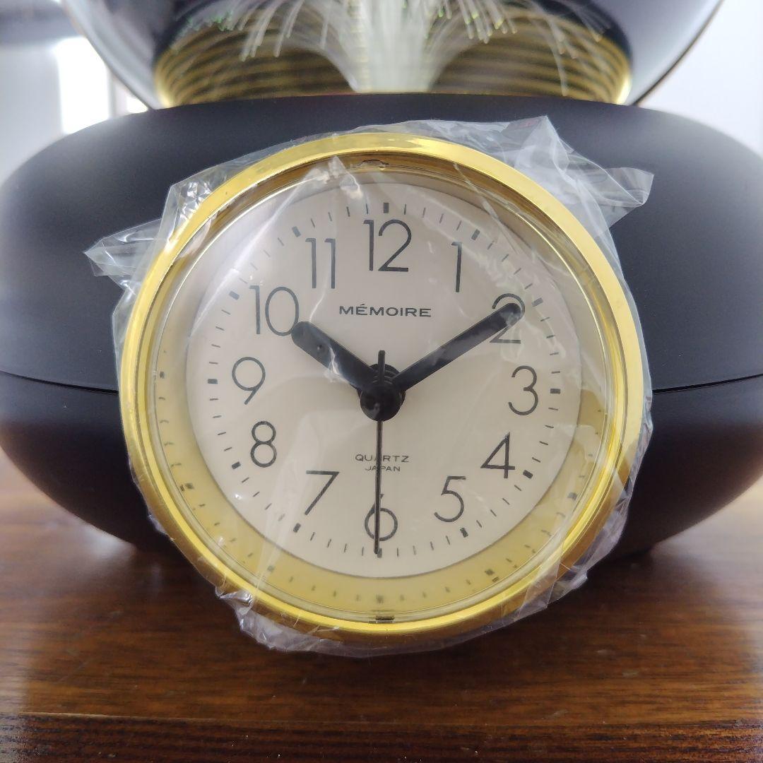 未使用極美品！昭和レトロ当時物 前田漆器店 ファイバー ドーム型置き時計