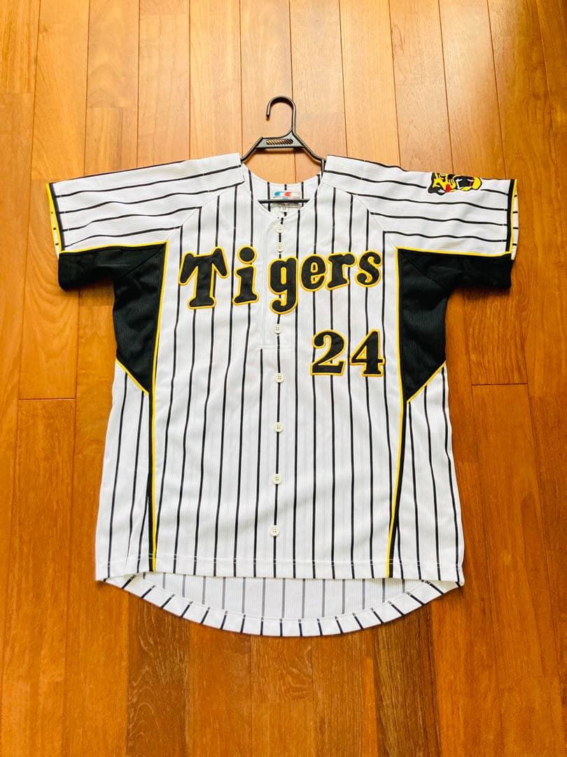 阪神タイガース ユニフォーム　桧山進次郎　桧山　M 刺繍　ホーム　阪神公認　公式