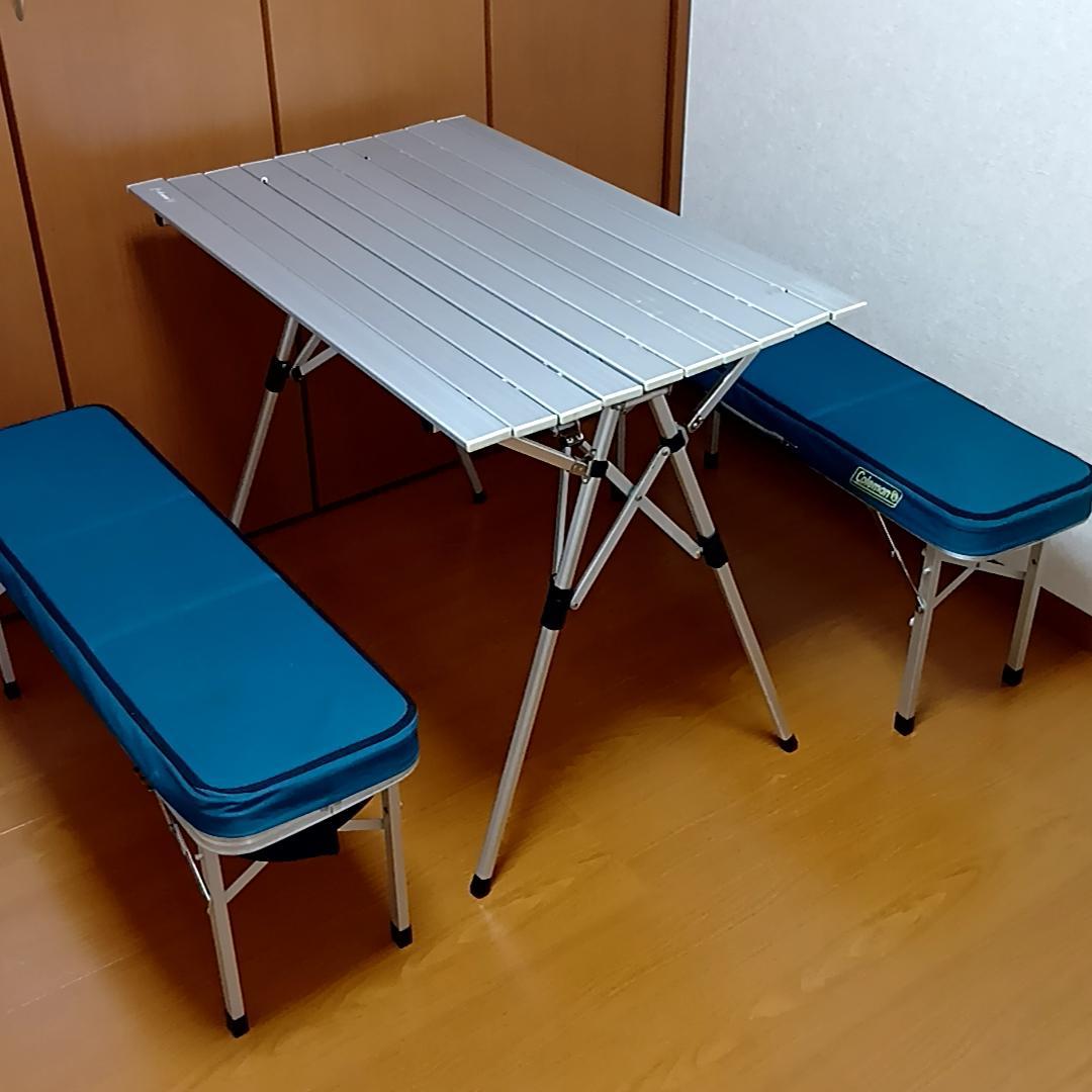 【週末特価】Colemanコールマン ピクニックテーブルベンチセット　廃盤品