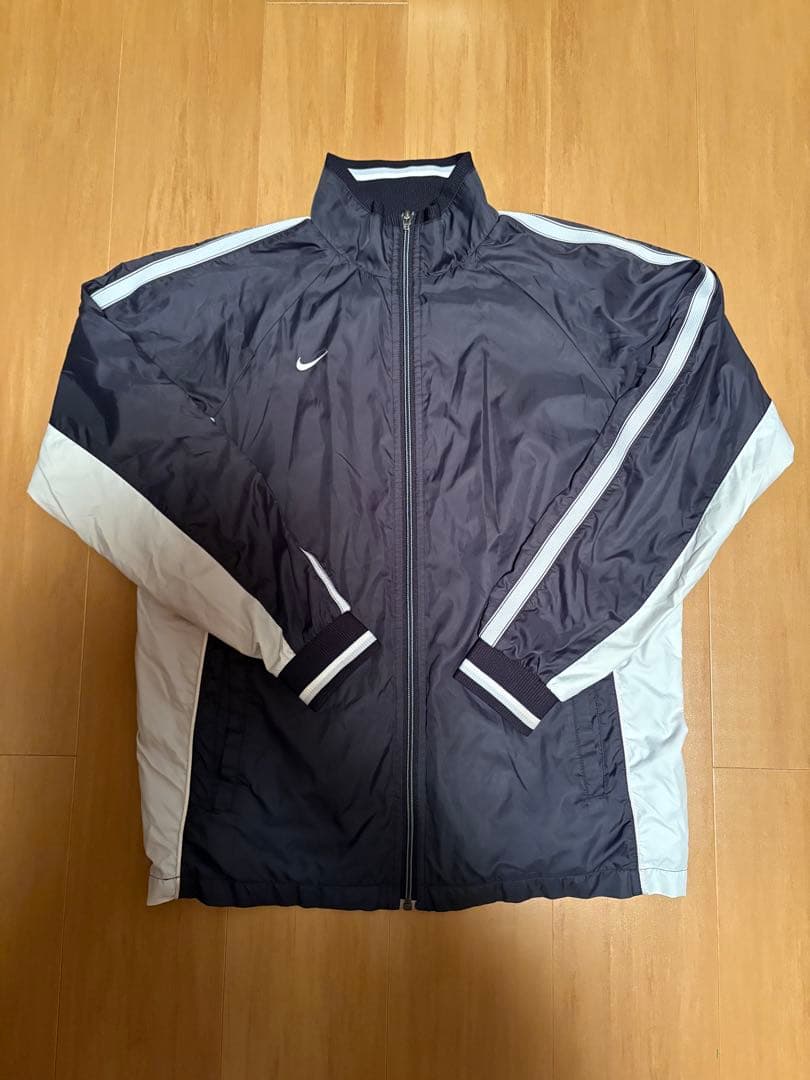 00s y2k NIKE ナイロンジャケット 黒 S