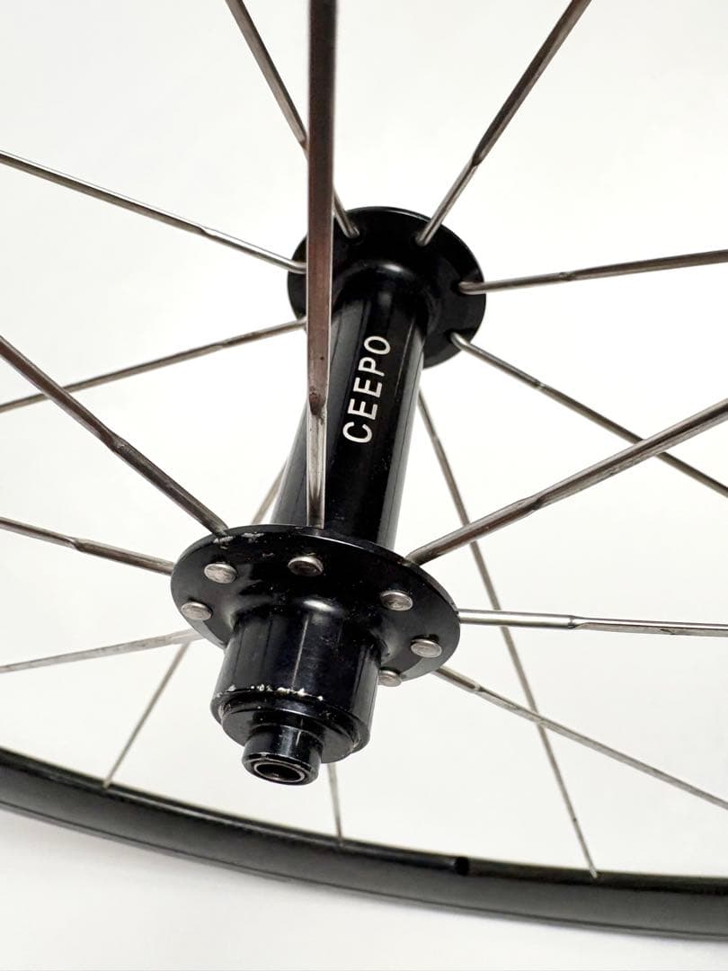 超軽量440g希少！CEEPO RACING カーボンフロントホイール★650c