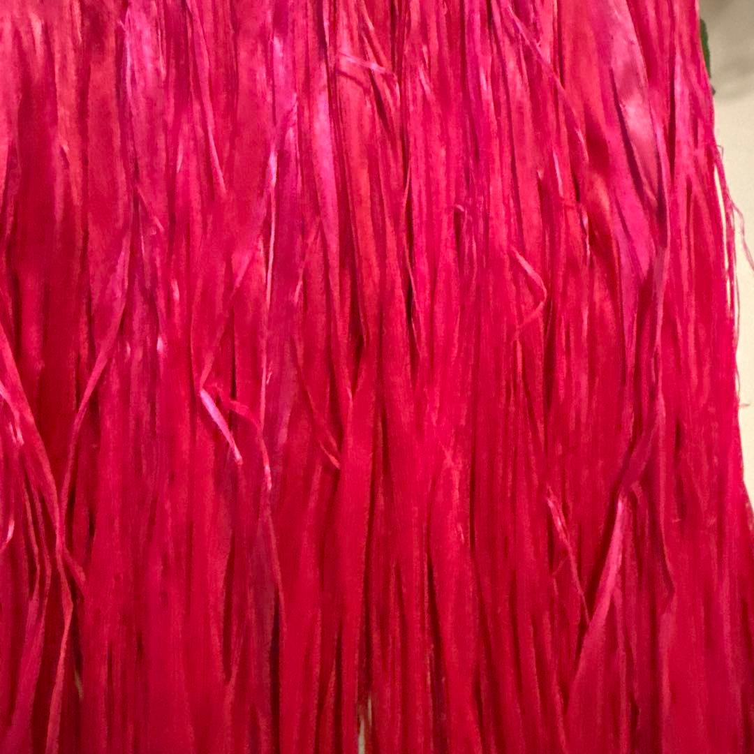 ピンク フリンジスカート モレスカート 約40cm