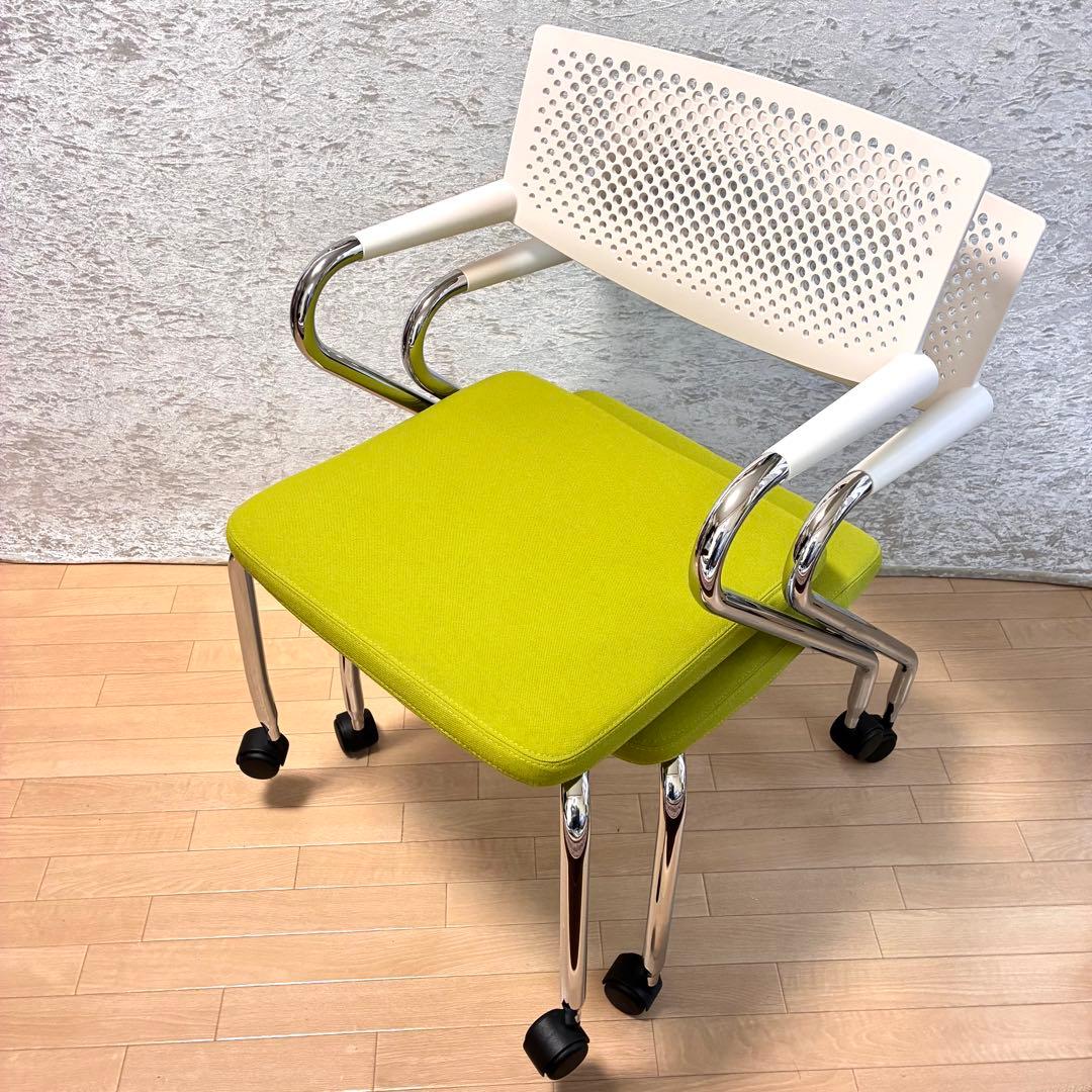 vitra ヴィトラ ビザロール2 visaroll 2 タイヤ付チェア 2脚②