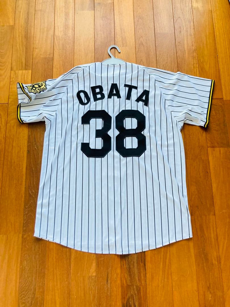 ミズノ　阪神タイガース 小幡竜平 ユニフォーム L 刺繍　小幡　ホーム　90周年