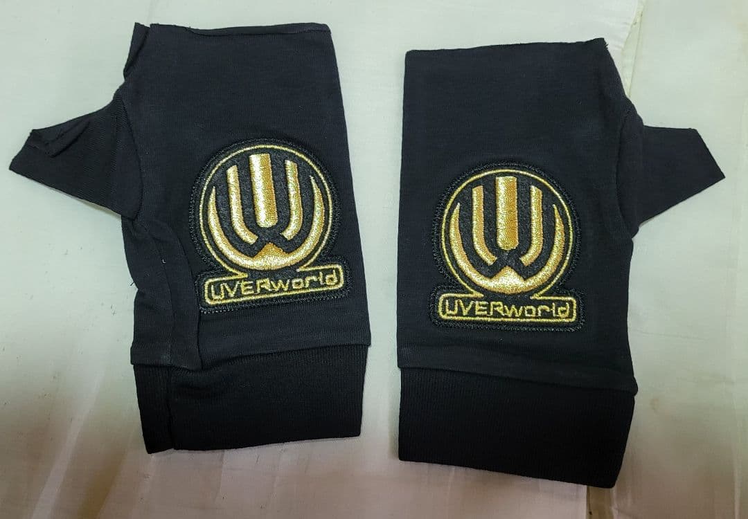 UVERworld 黒 グローブ ゴールド