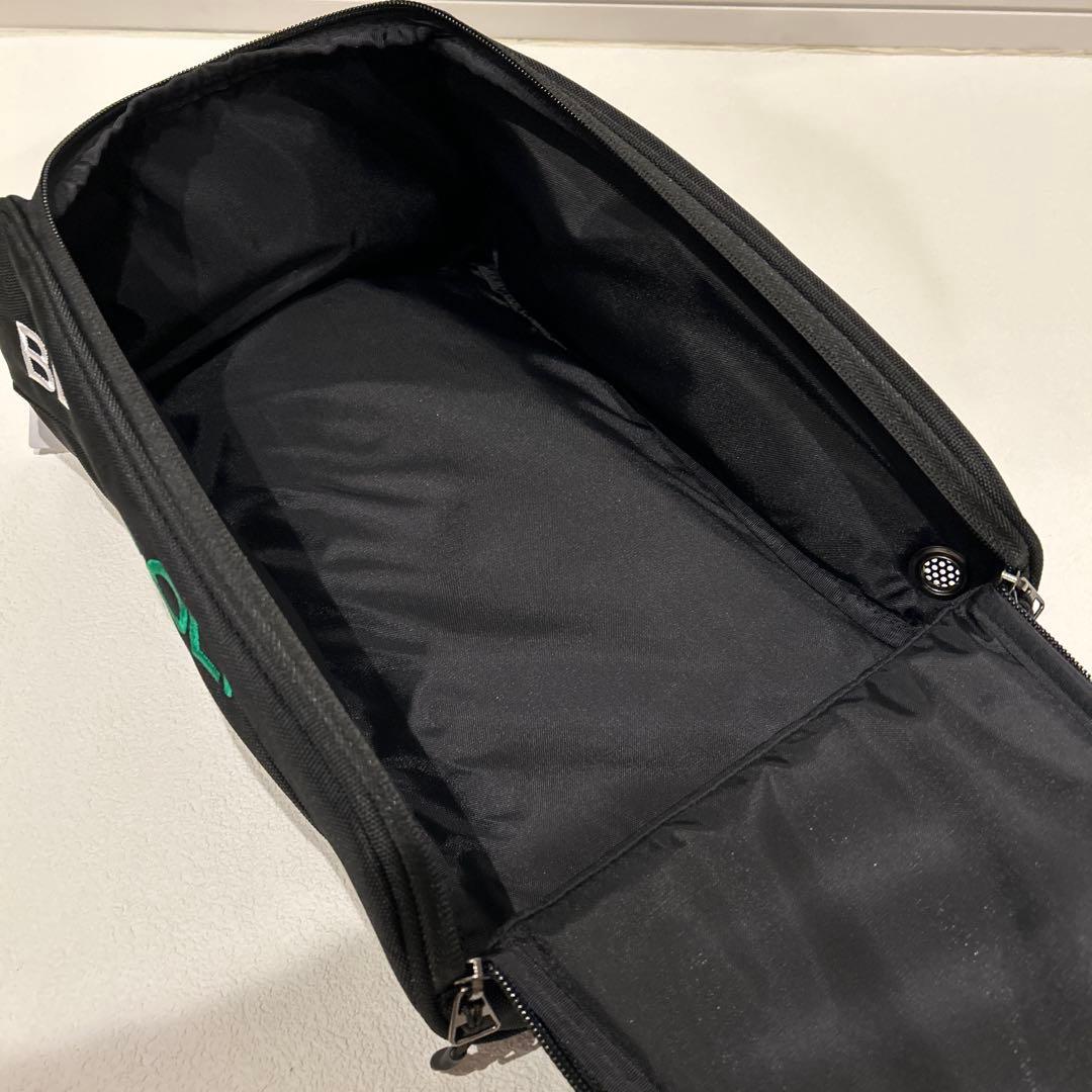 新品・未使用✨BEAMS GOLF ビームス ゴルフ　シューズケース　黒　緑ロゴ