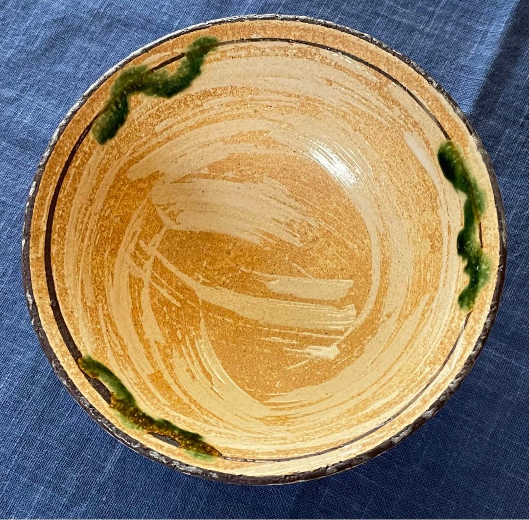 織部錆絵煮物碗　5客組