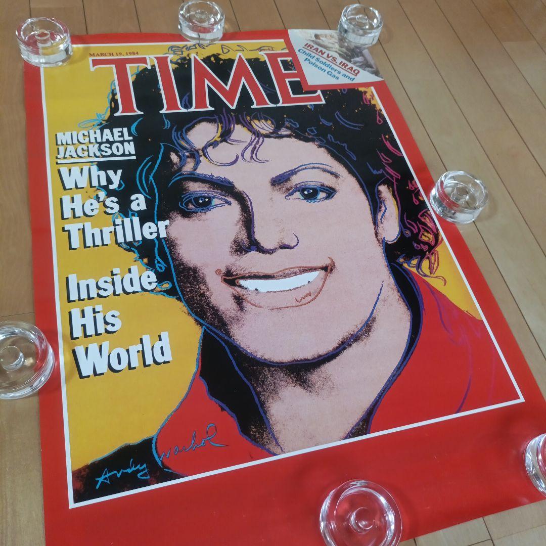 MICHAEL JACKSON 1984 雑誌TIME 表紙ポスター 米国版