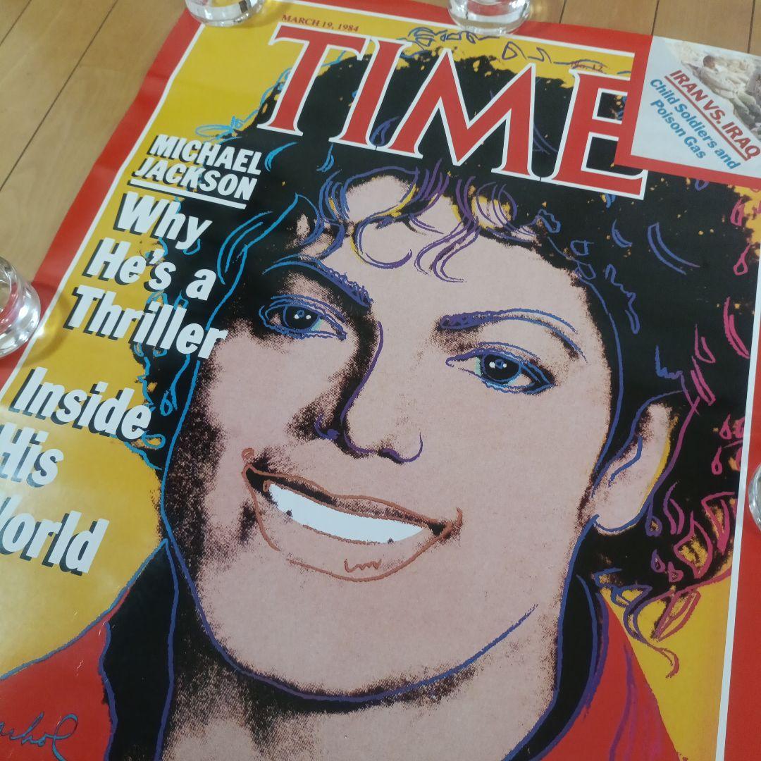 MICHAEL JACKSON 1984 雑誌TIME 表紙ポスター 米国版