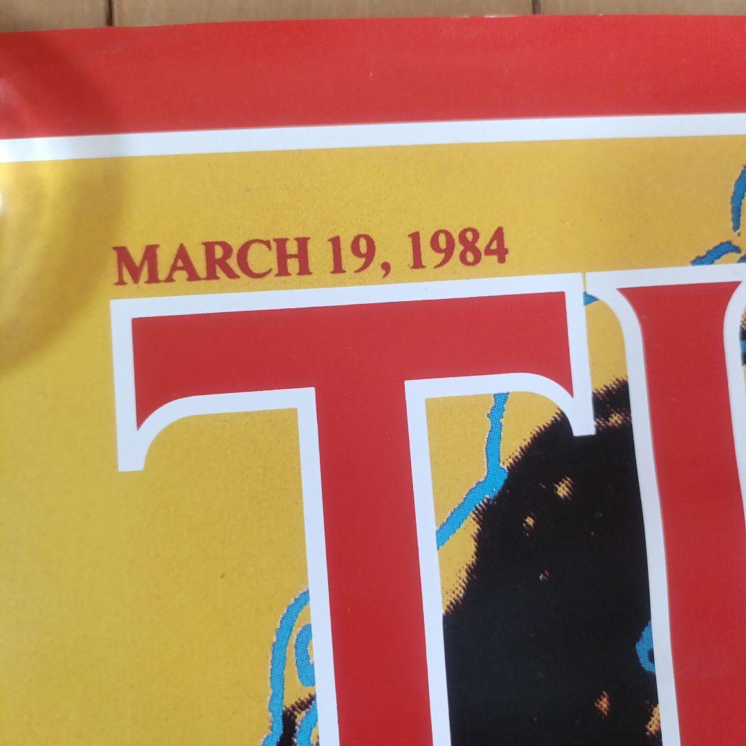 MICHAEL JACKSON 1984 雑誌TIME 表紙ポスター 米国版