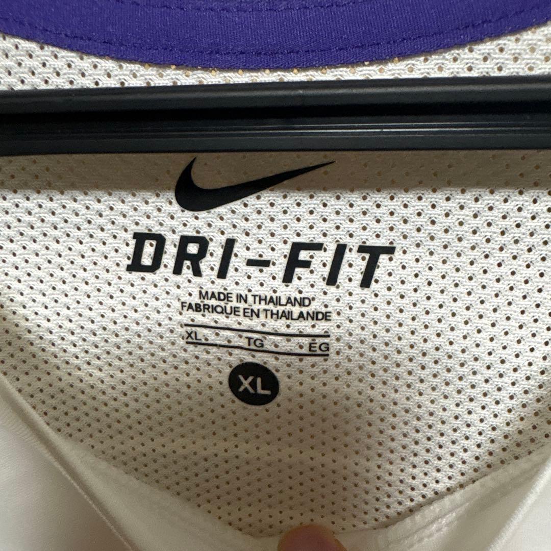 Nike DRI-FIT シャツ XL ホワイトMazda サンフレッチェ