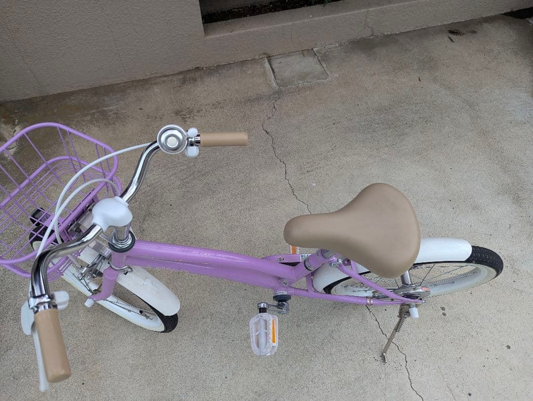 katsu 子供用自転車 ラーベンダ18インチ