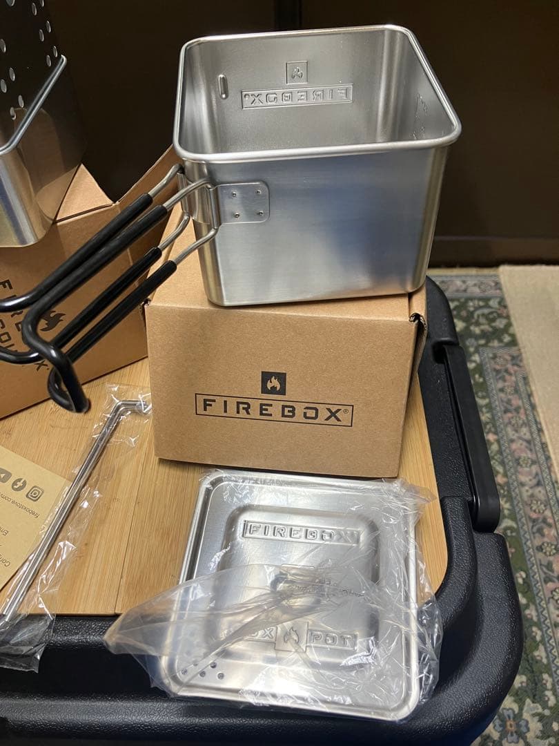 FIREBOX SCOUT 焚き火台スカウト&ボックスポットセット 新品未使用