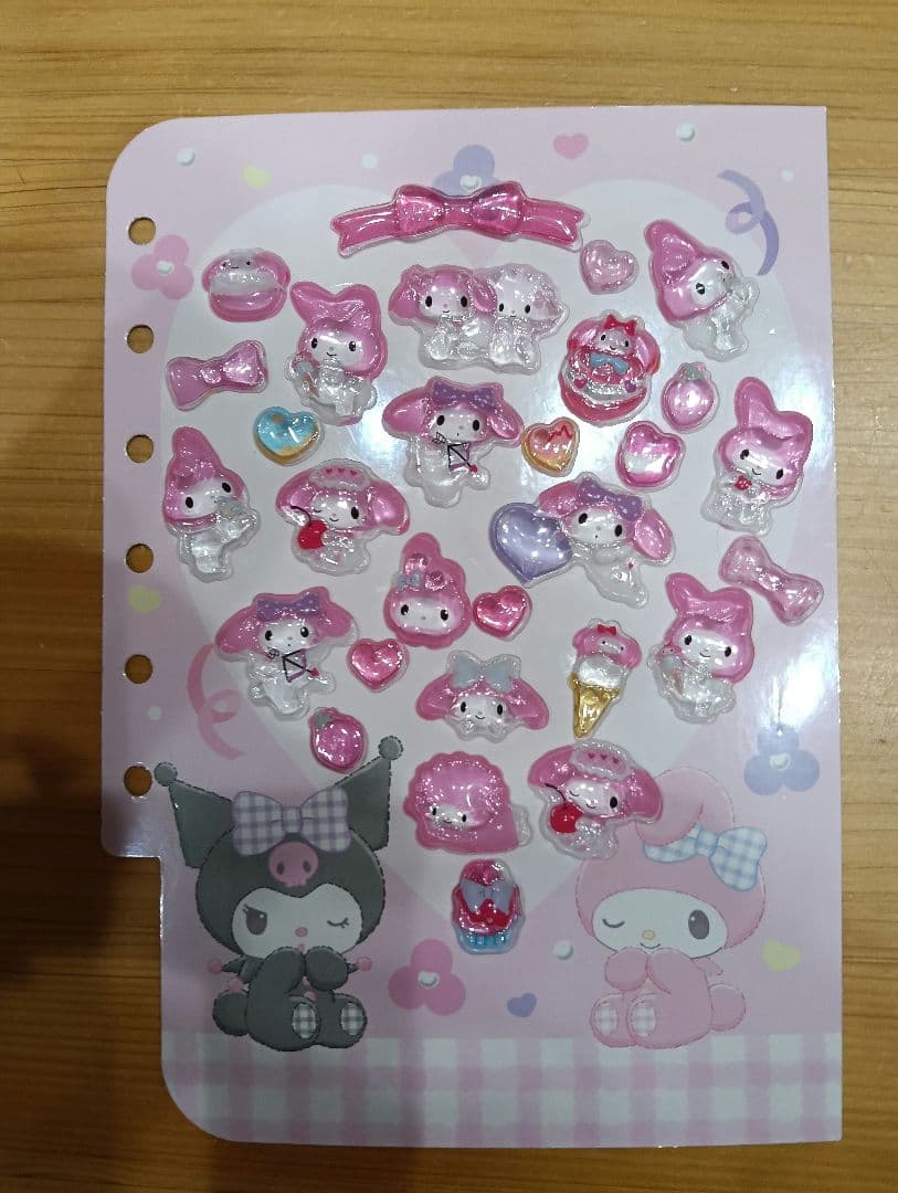 シール帳完成品◎キーホルダー付