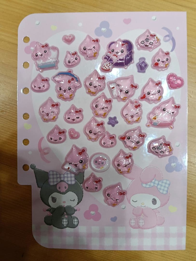 シール帳完成品◎キーホルダー付