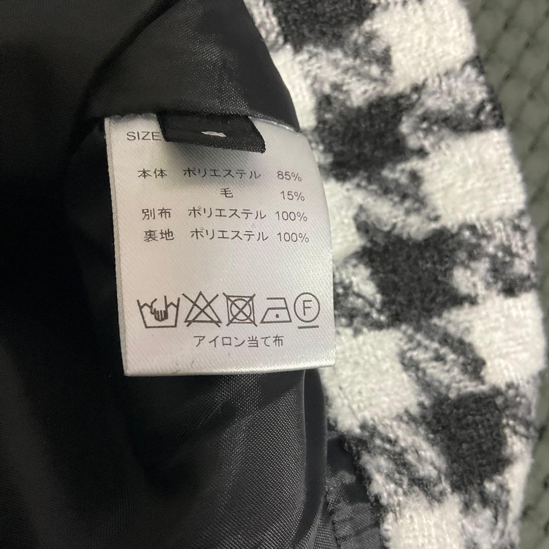 MIRROR9 白黒チェックショートパンツ