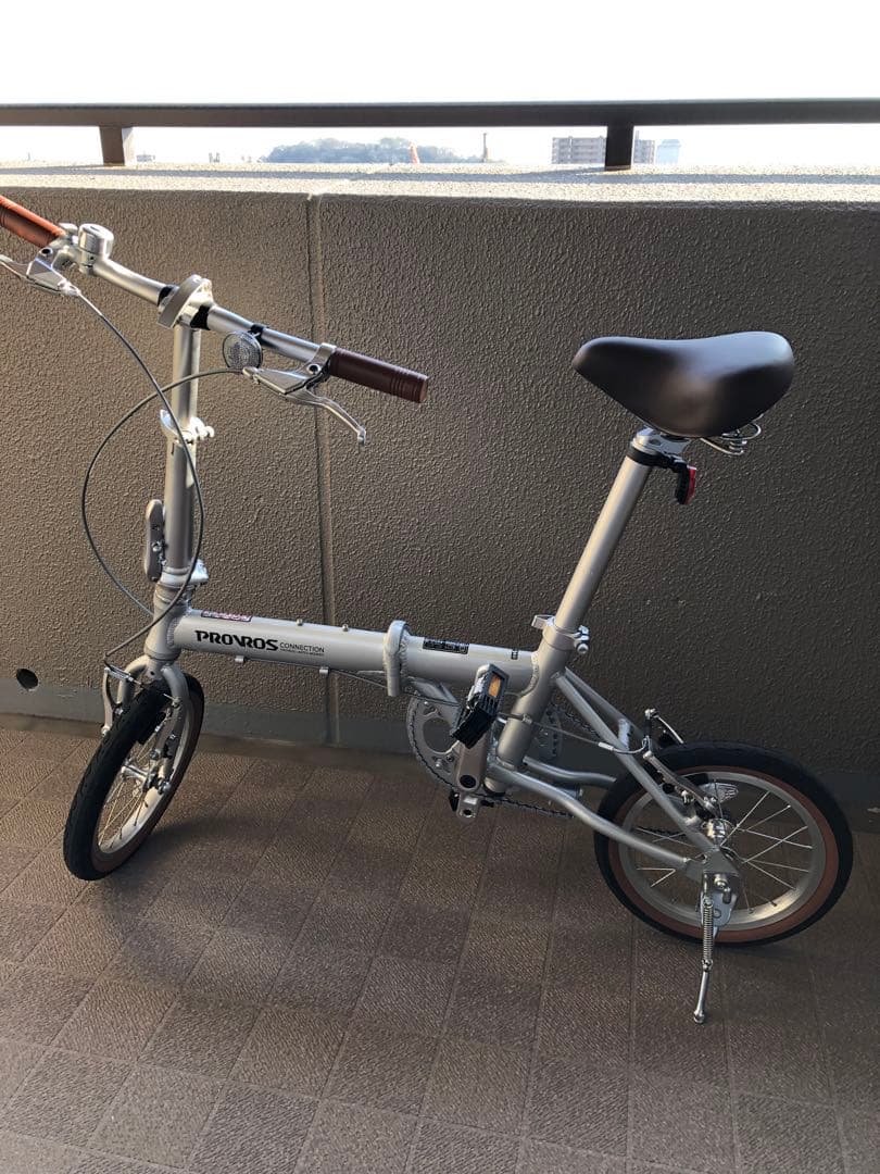 PROVROS折りたたみ自転車 14インチ　２回使用の美品　倉庫保管品