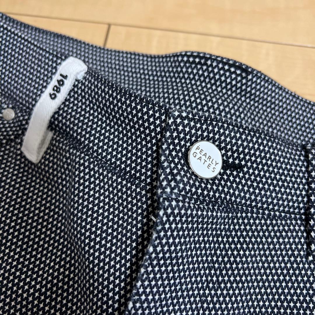 【美品】パーリーゲイツ　メンズ　千鳥グレー　サイズ5（Lサイズ）