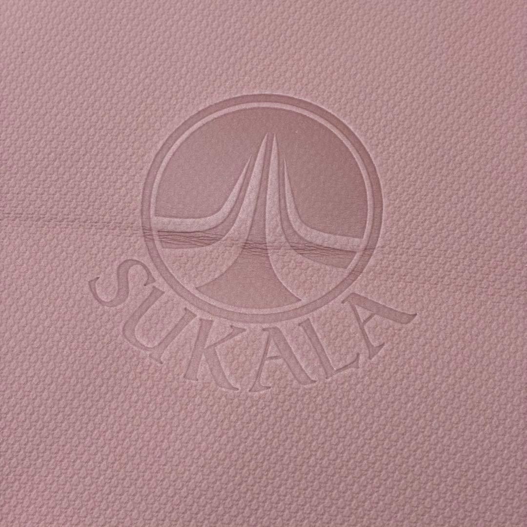 美品 スカーラ SUKALA リバーシブルヨガマット4mm ラバ ローズ ピンク