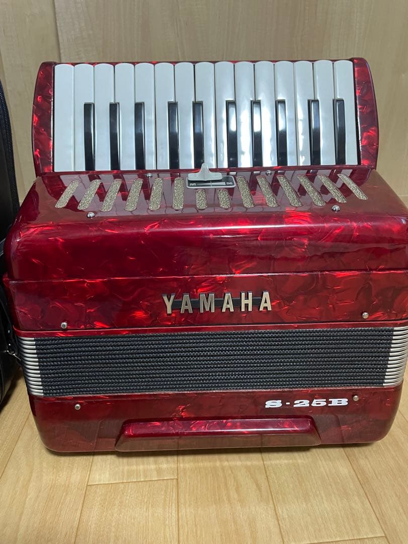 整備済　Yamaha ソプラノ アコーディオン S-25B 25鍵