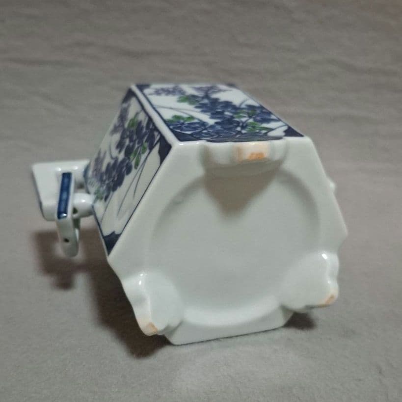 有田焼　二宮閑山　香炉　置物　インテリア　希少　茶道具　お香　三足　床間　陶器