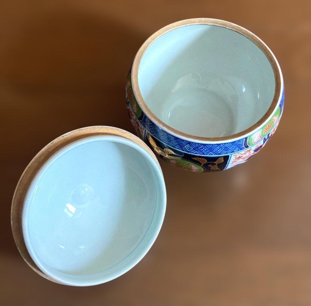 伊万里焼 蓋もの ボンボン入れ