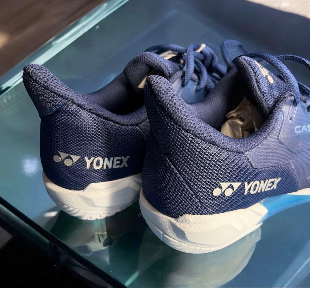 【新品タグ付き】YONEX バドミントンシューズ ブルー26.5cm