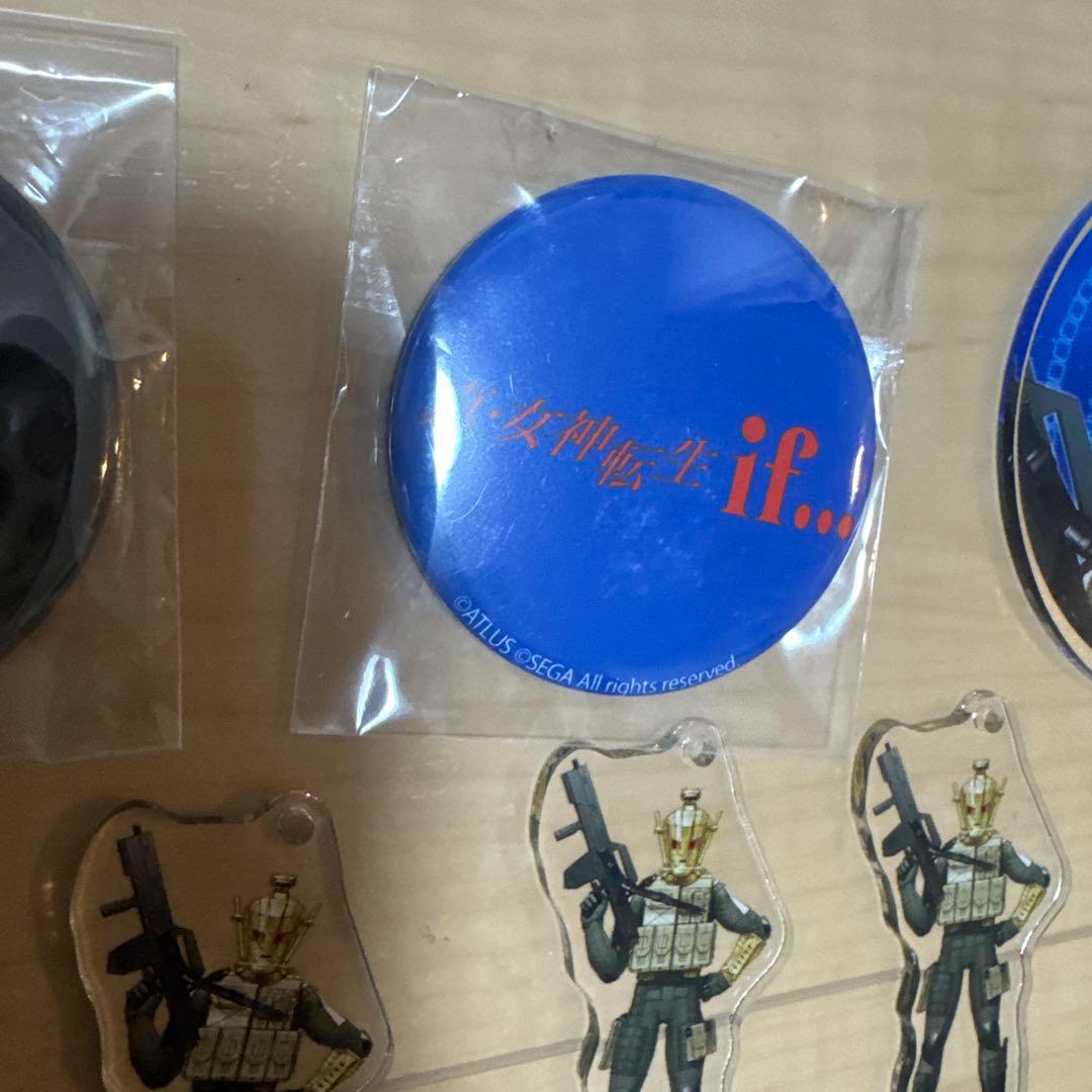 ATLUS 真・女神転生　アクリルスタンド14種　コースター　バッジ　セット